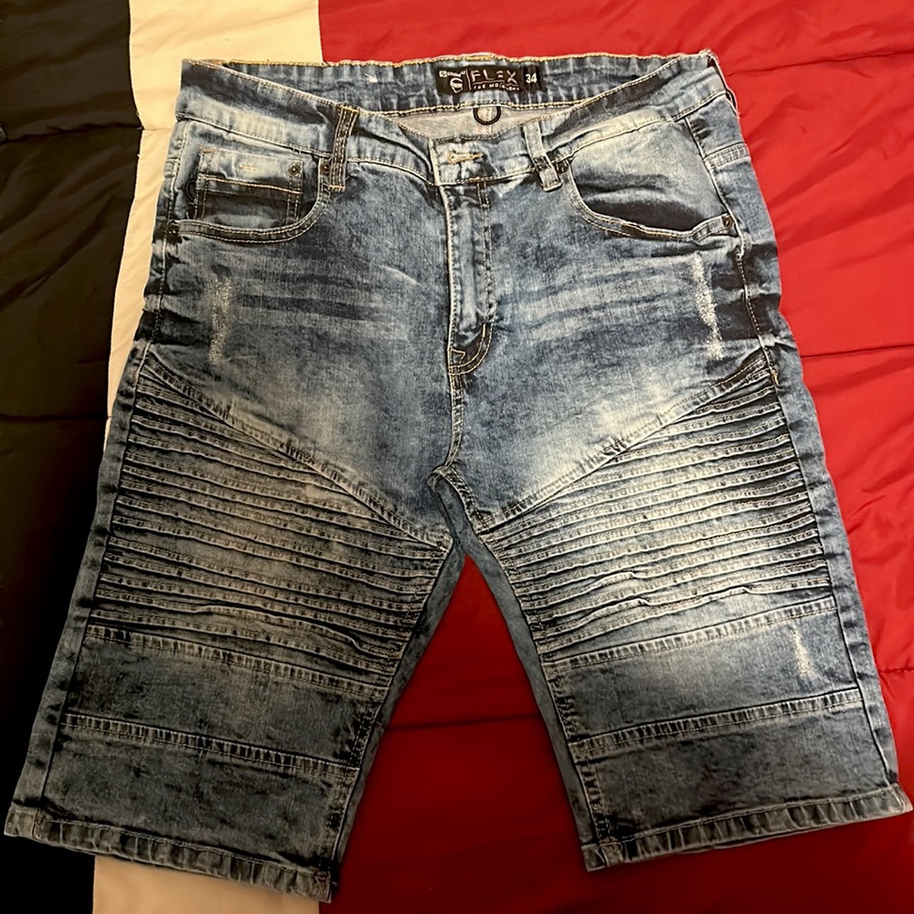 SOUTHPOLE Denim Blue Jean Shorts 34w